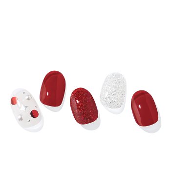 ohora Semi Cured Gel Nail Strips N Love Actually folii autocolante pentru unghii